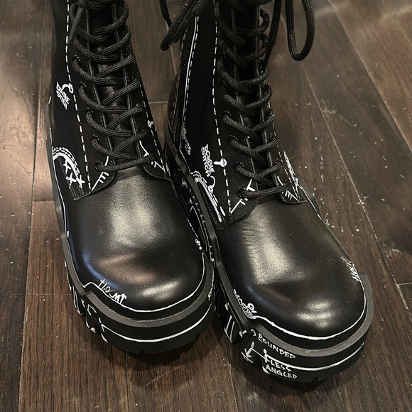 Balenciaga bulldozer lace up boot boot size 10 women’s - Picture 3 of 8